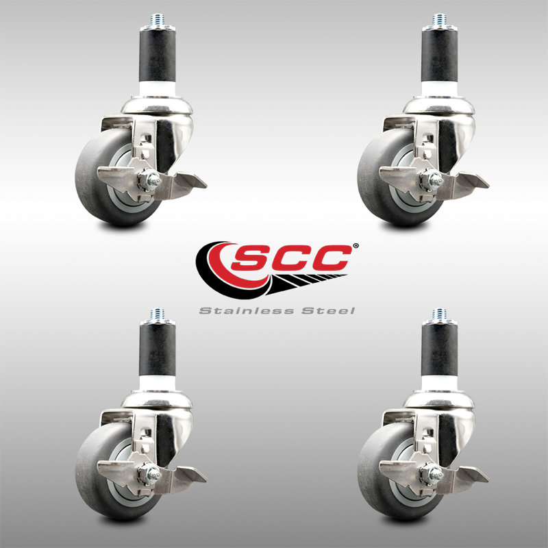Thermoplastic Rubber Swivel Caster