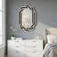 Miroir de salle de bain moderne avec cadre en cristal