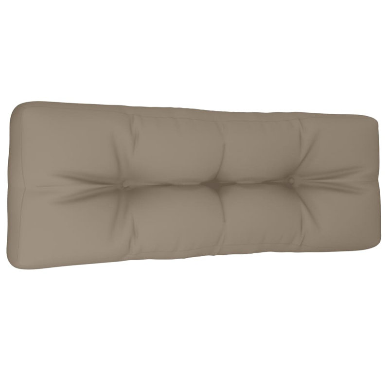 Outdoor Seat / Back Cushion, 47.2" x 15.7" x 4.7", Taupe
