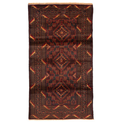 Teimani Brown Rug 3'7" x 6'9"
