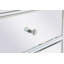Commode 6 tiroirs à miroir en bois massif et manufacturé Jeni-198986262