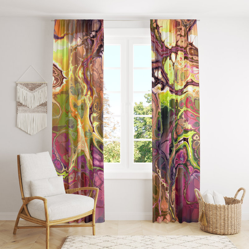 Paire de rideaux obscurcissant en polyester Ahlke, L 40 po x L 52 po