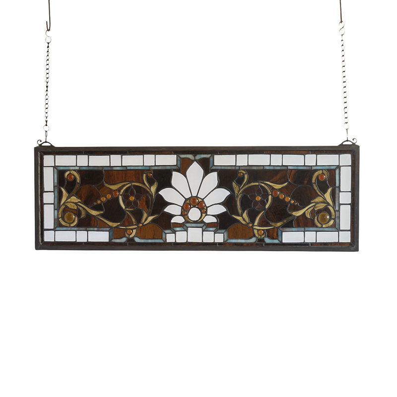 Victorian Beveled Ellsinore Transom Stained Glass Window