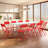 Rectangular Bi-Fold Dining Table with 10 Folding Chairs Set for Picnic Event Indoor and Outdoor Use-1693180667-1693180671