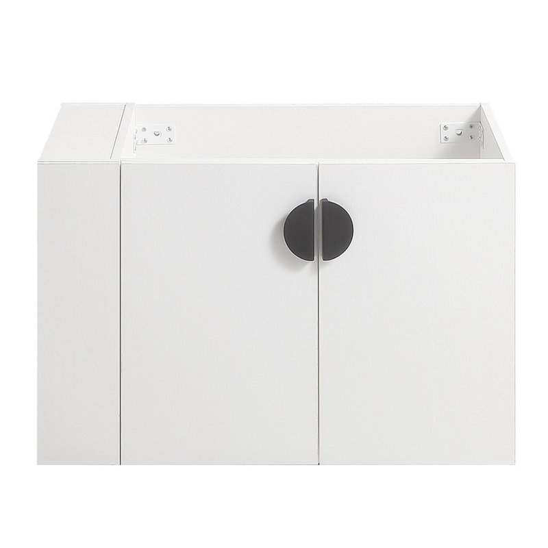 Queena 30.09 " W 1 Single Vanity Bathroom Vanity With Ceramic Top