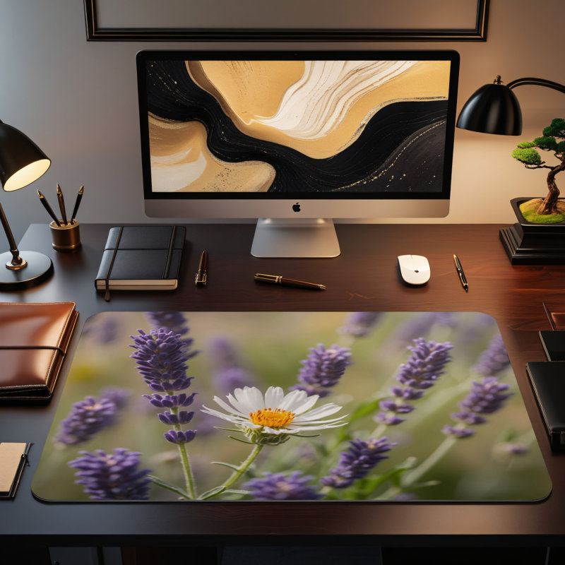 Polyester Desk Pad, 31.5x15.5