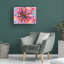«Animals Fuzzy Legs», peinture sur toile encadrée-111033893