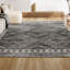 Tapis gris / crème Amir Moroccan Beni Souk-2000994755