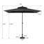Parasol de marché rectangulaire de 116 po x 77 po avec base-344585567