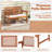 Evalyne Solid Wood Outdoor Bench