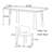 Rectangular home solid wood rock plate table-1448539697