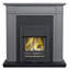 Adam 59cm W Grey Electric Fireplace with 6824 BTU