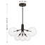 Lustre 6 lumières Meridian en bronze huilé-467454780