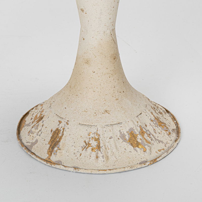 Elegant Floral Decorative Candle Holder, Metal Candle Holder, Distressed Finish Candle Holder, 8.46" H x 6.89" W x 6.89" D