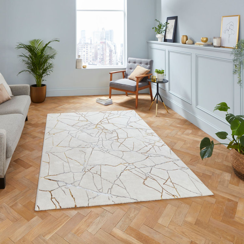 Creation area rug Machine Woven Rectangle Ivory, Rectangle 120 x 170cm