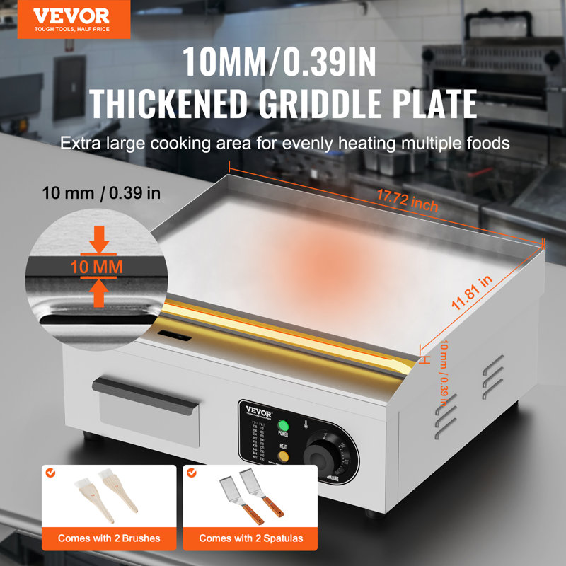 VEVOR 17.8'' Electric Grill