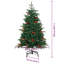 Artificial Christmas Tree with LEDs with Stand Green-1604824459