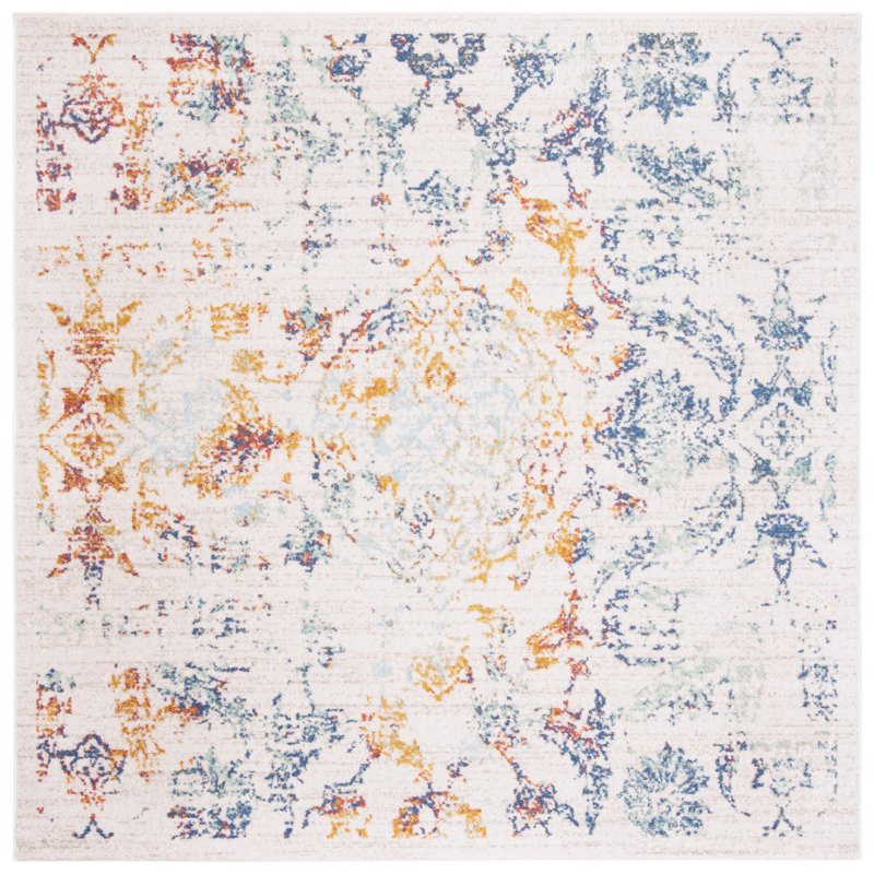 Blanchard Performance Oriental Rug, Square 6'7"