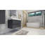 Ensemble de meuble-lavabo mural simple 35 po Carneshia-43227909