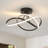 18.5 In Modern LED Integrated Flush Mount Light Triac Dimming