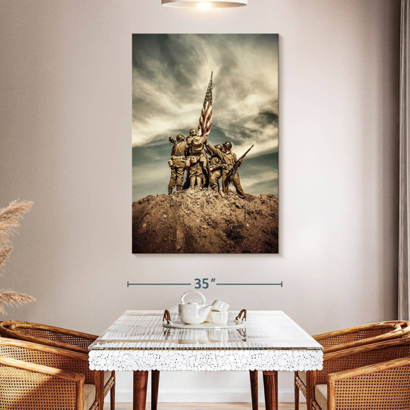 WW2, 51" H x 34" W