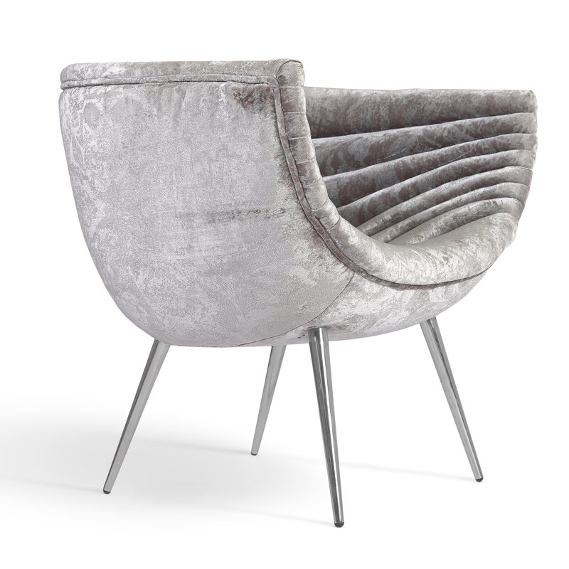 Nouveau 29" Wide Polyester Barrel Chair