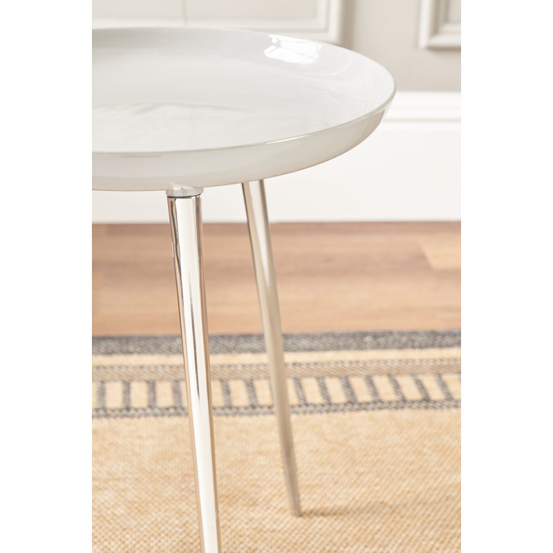 Seline End Table, Grey