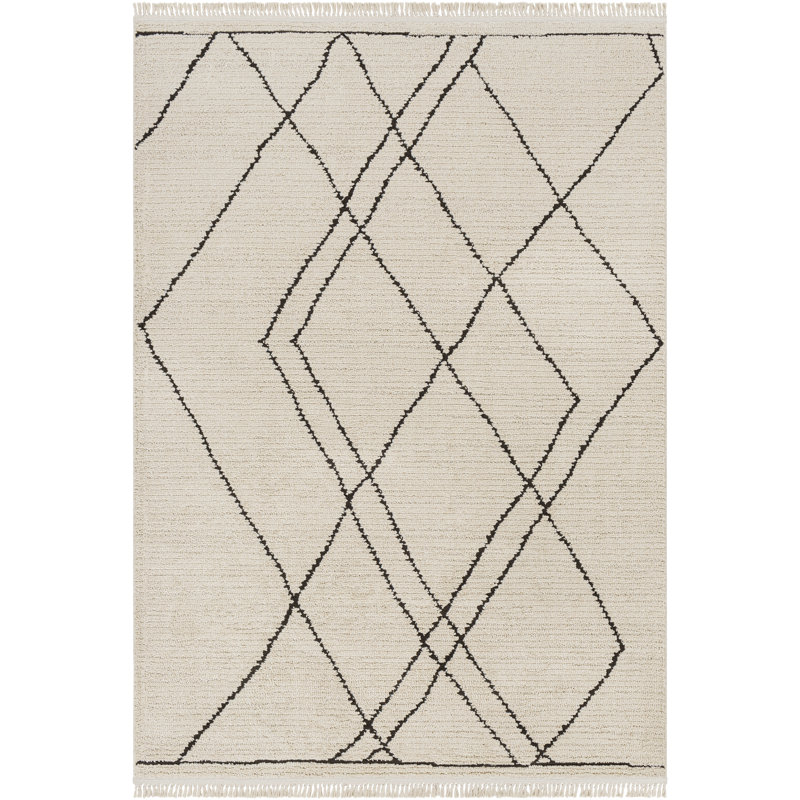 Tapis marocain Khamyla Hugo, Rectangle 8 pi x 10 pi