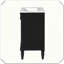 Modern Freestanding Single Sink Vanity With Adjustable Shelf Door-1678478730