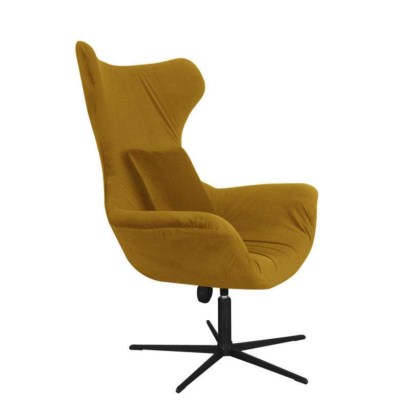 Swivel Lounge Chair, Gold