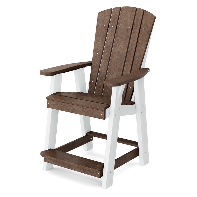 Chaise de balcon Heritage, Brun Tudor / blanc