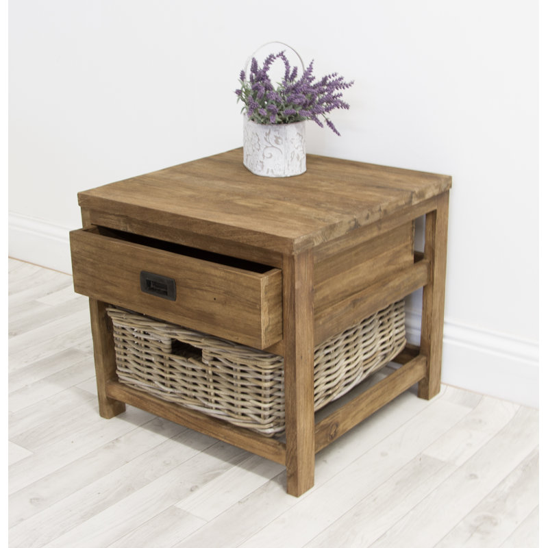 Keith Solid Wood End Table