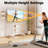 Upgraded Mobile TV Stand on Wheels for 32-80 inch Flat Screen/Curved TVs up to 110 lbs-119819342