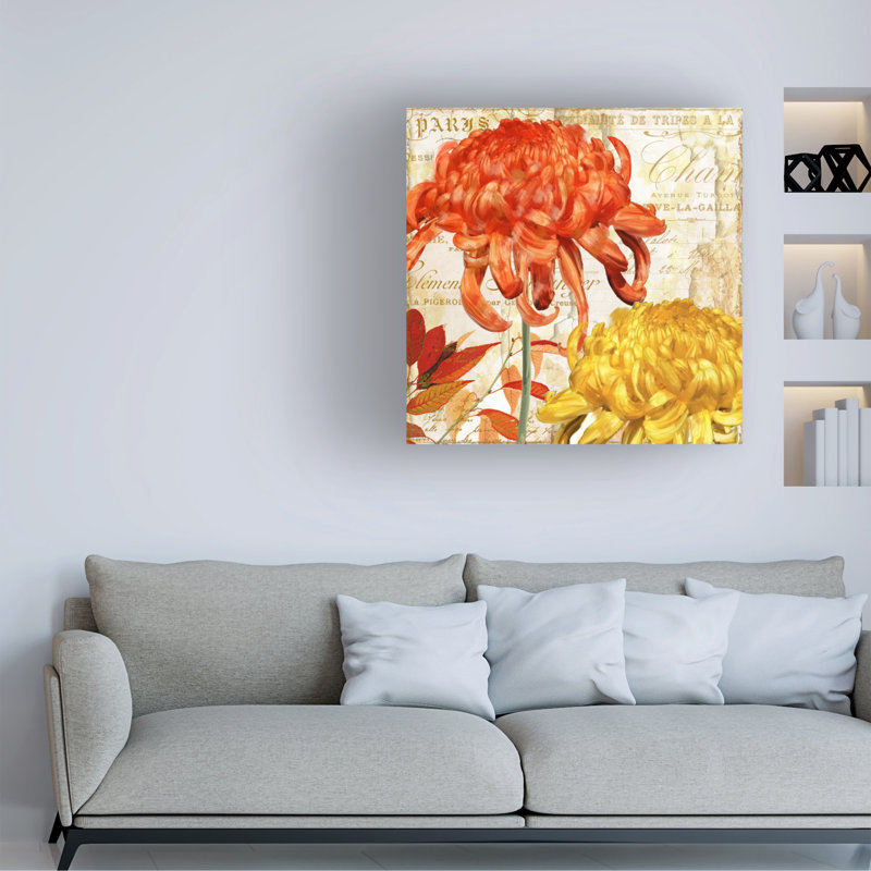 Sasha Chrysanthemes I Canvas Art_ALI73152, 14" H x 14" W