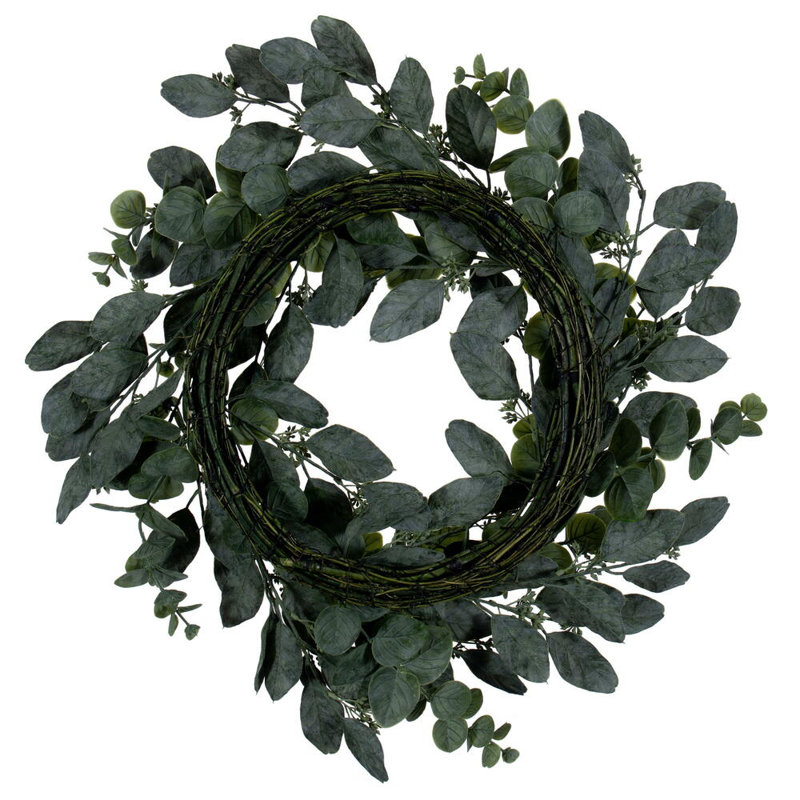 Vickerman 24" Green Eucalyptus Wreath.