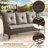 Carolina 5-Person Square Outdoor Conversation Set With 3-Seat Sofa And Armchair-110985463