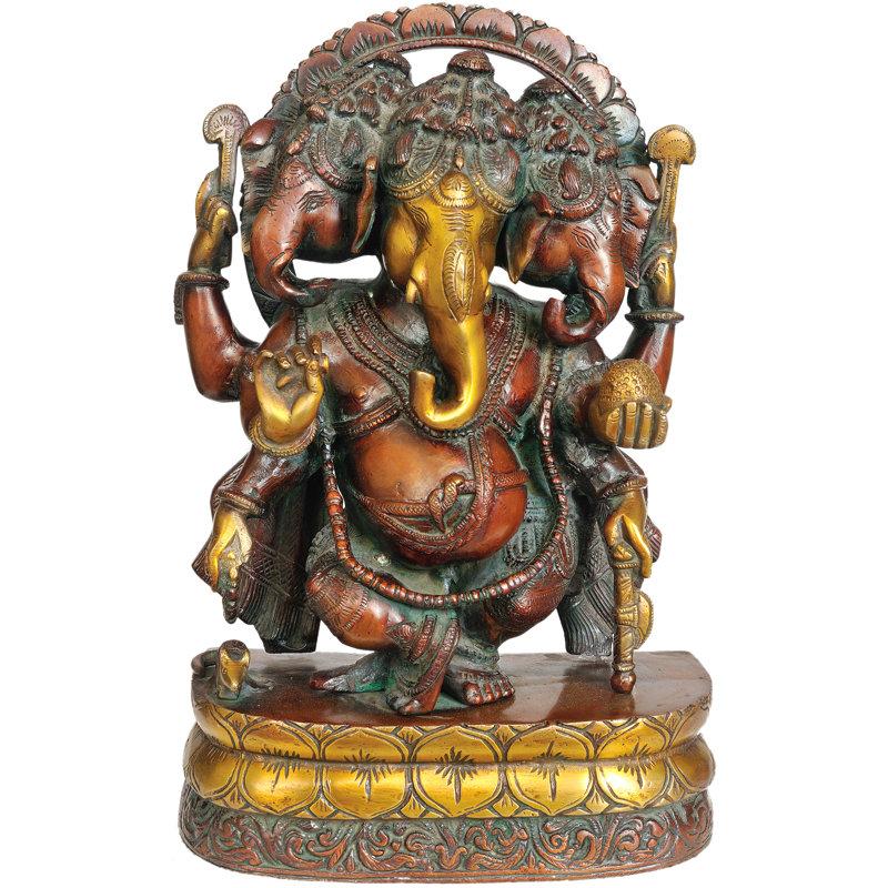Debroa Tri-Mukha Ganesha