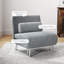 Romig Single 75cm Upholstered Convertible Sofa-815261063