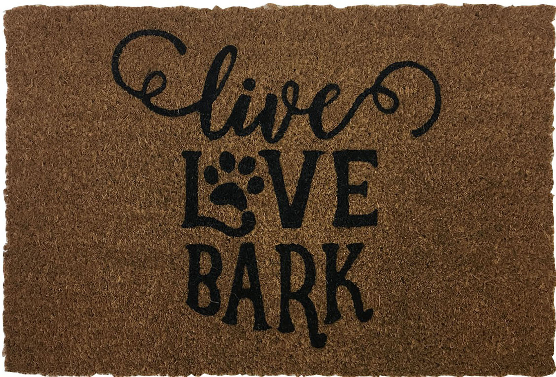Happy Larry Canady Live Love Bark Doormat | Wayfair.co.uk