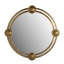 Lisbon Round Brass Mirror