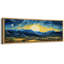 Célèbre œuvre d'art «Starry Night Over The Rhone Vibrant Landscape», reproduction sur toile-111665165-98042374