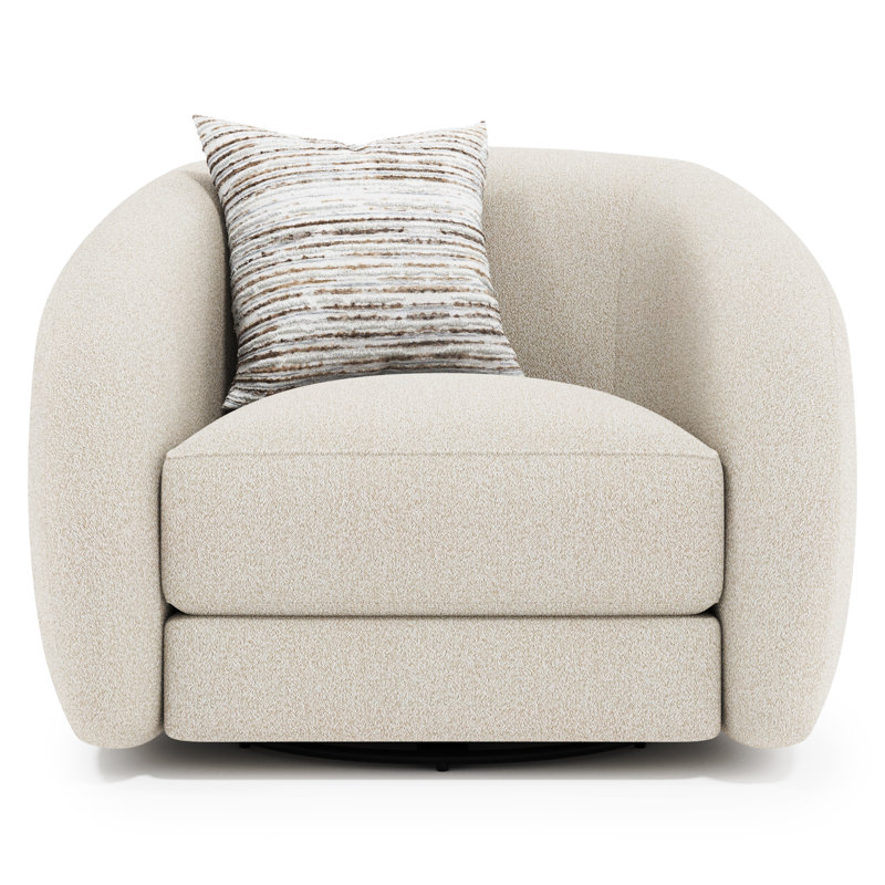Swivel Barrel Chair