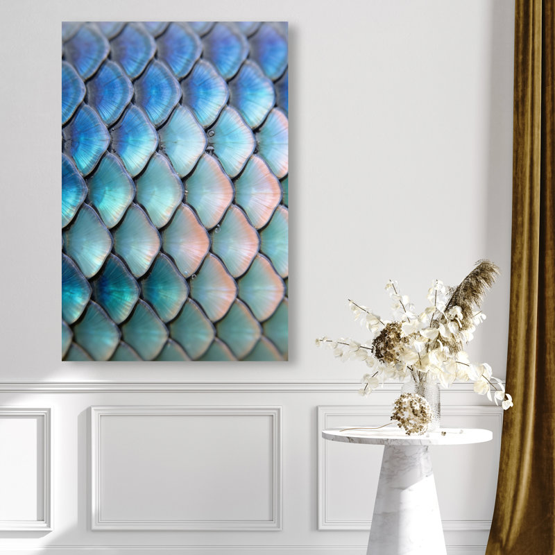 Mermaid Zoom Print by Oliver Gal, 15"H x 10"W, Gallery Wrapped