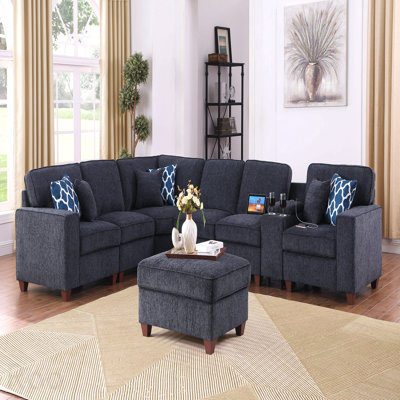 Sectional Sofa With Ottoman