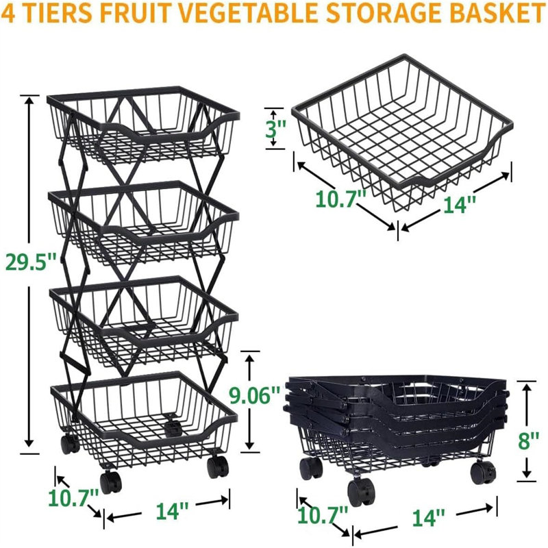 30.12 in. H x 15.39 in. W Utility Cart