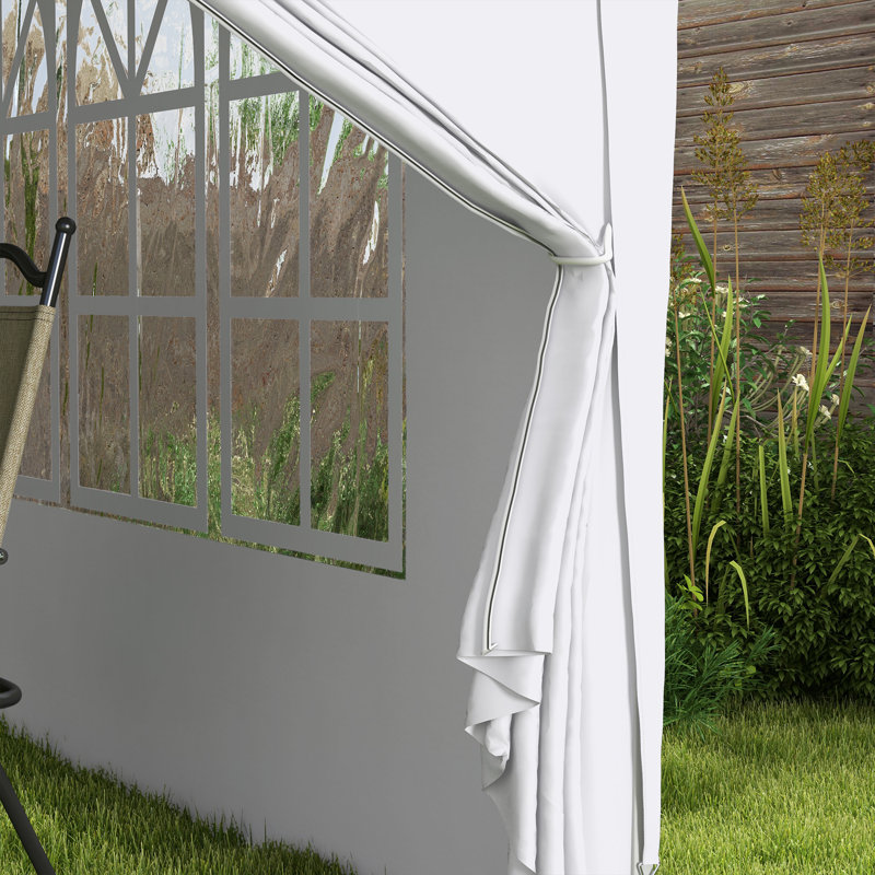Medberry 3m x 3m Steel Pop-up Gazebo, White