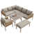 Beige Cushion/Brown Frame selected