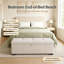 Banc de rangement moderne pour chambre à coucher avec compartiment caché