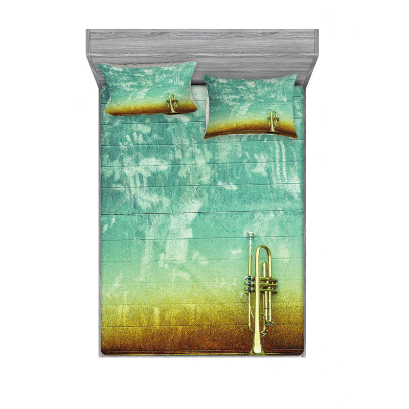 Microfiber Sheet Set, Queen Sheet Set with Fitted Sheet