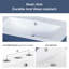 Meuble-lavabo simple 30 po avec plateau en résine Catlett-1466494532
